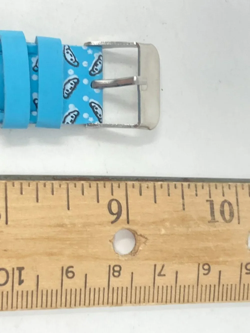 Cinnamoroll Womens Watch 36mm Silver Tone Sanrio Faux Leather New Battery 8.75